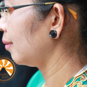 Tindik Mawar kayu arang, S Plug 004